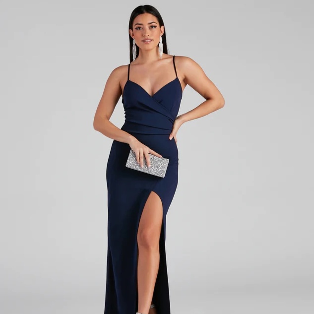 Windsor Navy Evening Gown